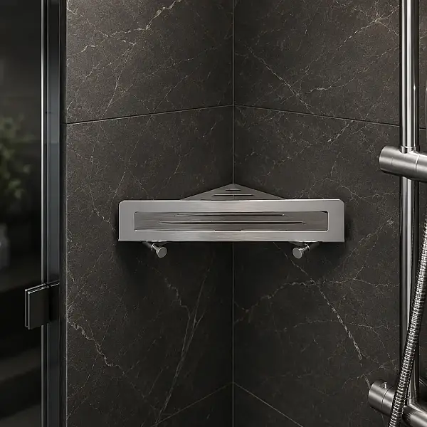System Banyo Duş Raf Sistemi Füme Renk 21 cm (BA3008 043 BBN) - 2