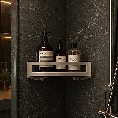 System Banyo Duş Raf Sistemi Füme Renk 21 cm (BA3008 043 BBN) - 1