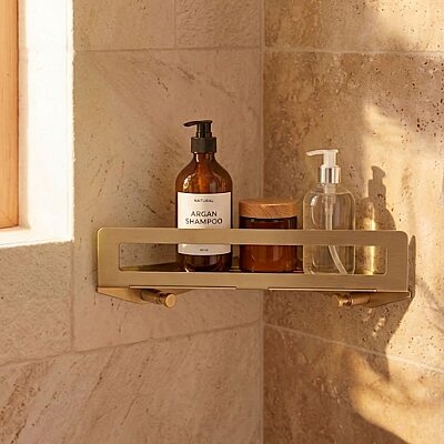 Duş Raf Sistemi Gold Branch Renk 21 cm (BA3008 043 GB) - System Banyo