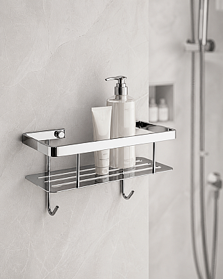 System Banyo Duş Rafı Krom (BA3015 043 CR) - System Banyo