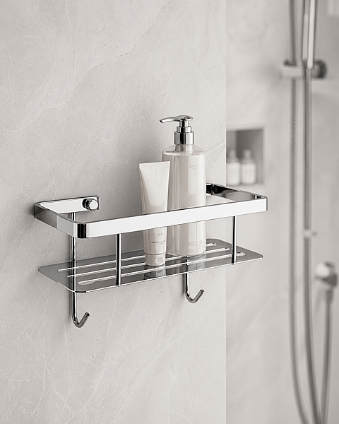 System Banyo Duş Rafı Krom (BA3015 043 CR) - 1