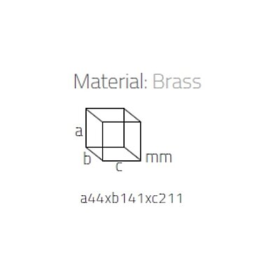 System Banyo Duş Rafı Sistemi Antik Renk (BA3010 043 ABM) - 4