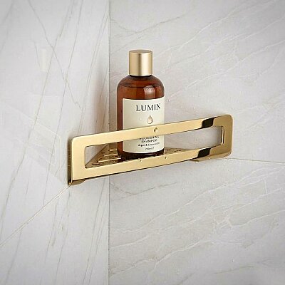 Duş Rafı Sistemi Gold Renk (BA30009 001014 GL) - System Banyo