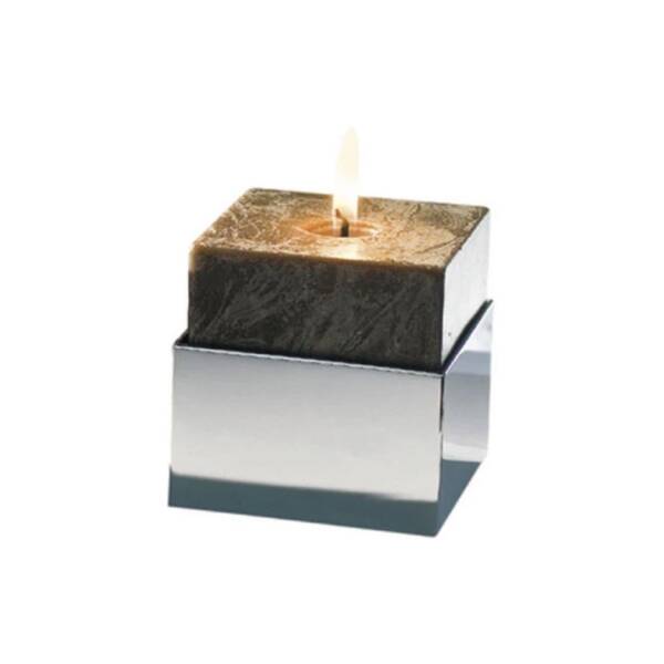 Decor Walther Tezgah Üstü Kare Mumluk Krom Renk (A.1DW.BKKNH/CR) - 1