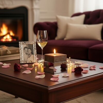 Decor Walther Tezgah Üstü Kare Mumluk Krom Renk (A.1DW.BKKNH/CR) - Decor Walther