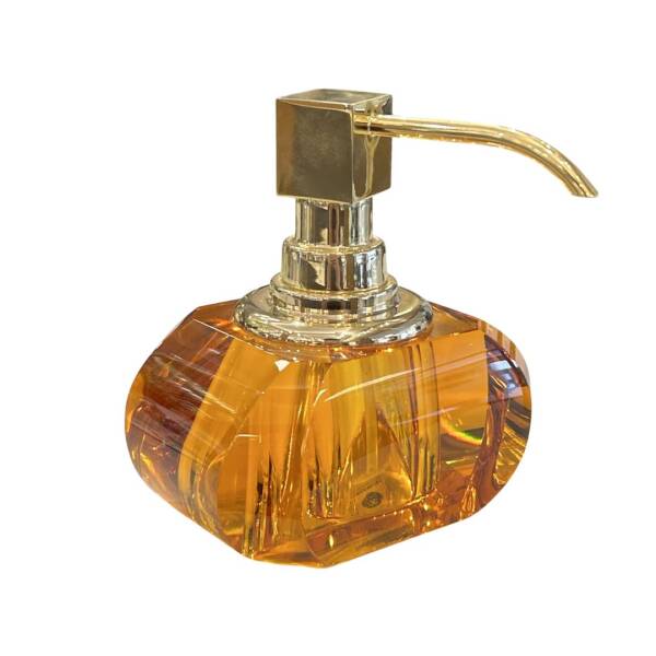 Decor Walther Tezgah Üstü Kristal Sıvı Sabunluk Gold/Amber Renk (A.1DW.KRSSP/OA) - 1