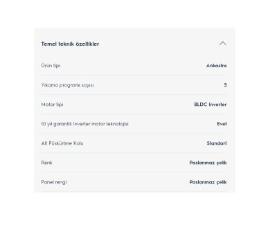 Electrolux 5 Programlı 13 Kişilik Yarı Ankastre Bulaşık Makinesi (EEA17100IX) Teşhir Ürünü - 3