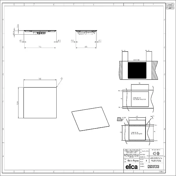 Elica Gömme Davlumbaz 72cm FOLD BL MAT/A/72 + Elica 80cm İndüksiyonlu Ocak PRIMIS 804 PLUS RAW (PRF0FPS80) - 7