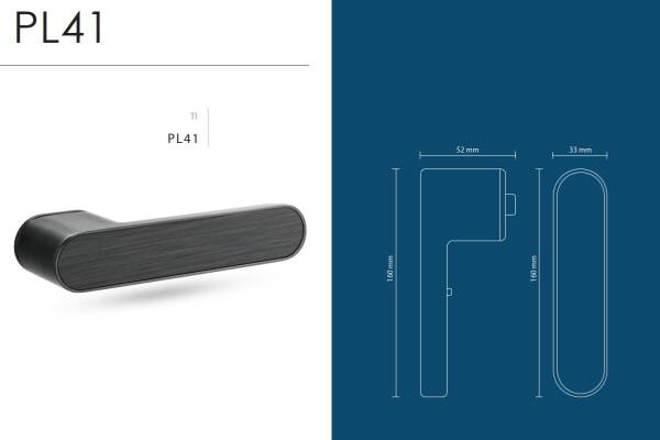 EmaksPrime Titanium Mekanik Kapı Kolu PL41 (EE.MKK.001.02.R012) - 4