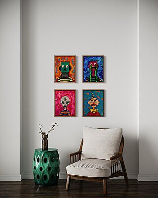 Emotional Oddities Tablo Set - Bur Studio