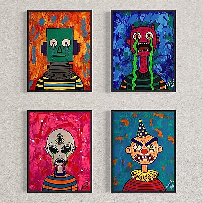 Emotional Oddities Tablo Set - 8