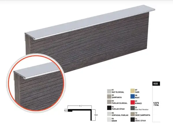 Entegre Kulp Özel Sipariş Renk ve Ölçülerde - 2