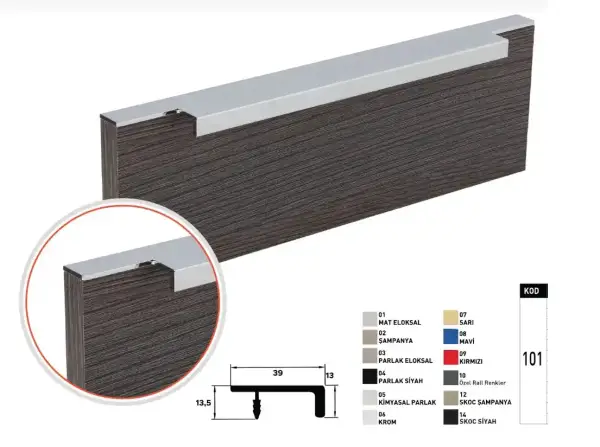 Entegre Kulp Özel Sipariş Renk ve Ölçülerde - 6
