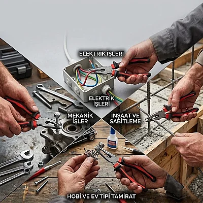 Era Pense 180 Mm Siyah Kırmızı (ERA08003) - Era Tool (1)