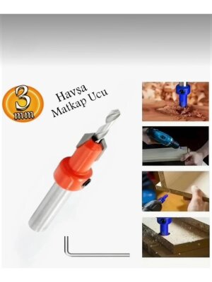 EraTool Dmax Havşa Açma Matkabı Ucu 3mm No:5 (21-05-01) - 2