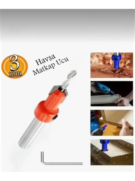 EraTool Dmax Havşa Açma Matkabı Ucu 3mm No:5 (21-05-01) - 2