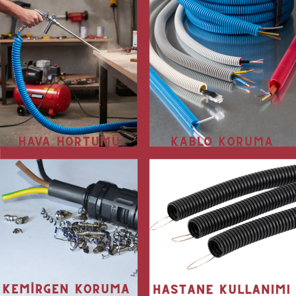 Era Spiral Hortum Polietilen Pe 5*8mm 7.5mt (HP1010611) - 1