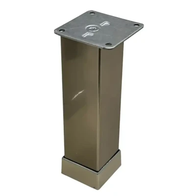 Eroğlu Mat Inox Düz Metal Ayak 40x40mm 10cm (401-01-10-24) - 1