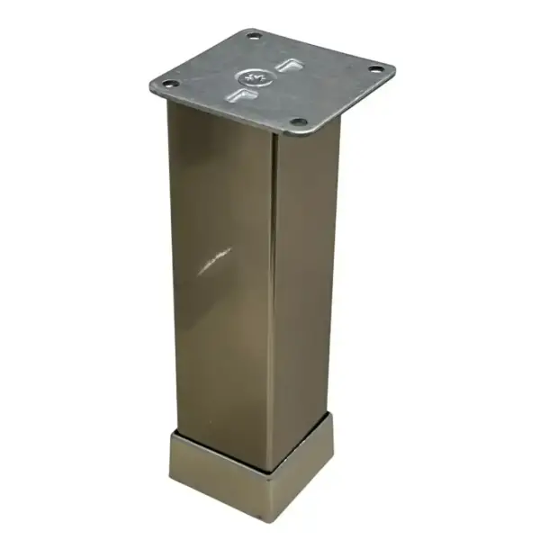 Eroğlu Mat Inox Düz Metal Ayak 40x40mm 10cm (401-01-10-24) - 1