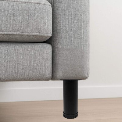 Eroğlu Plastik Bingolu Siyah Metal Ayak 5cm Çap:42mm Mobilya Ayağı (401-04-5-02/1) - Eroğlu (1)