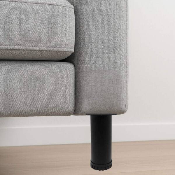 Eroğlu Plastik Bingolu Siyah Metal Ayak 5cm Çap:42mm Mobilya Ayağı (401-04-5-02/1) - 2