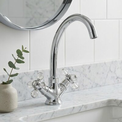 Estilo Brüksel Krom Kuğu Batarya (02-351) - Estilo