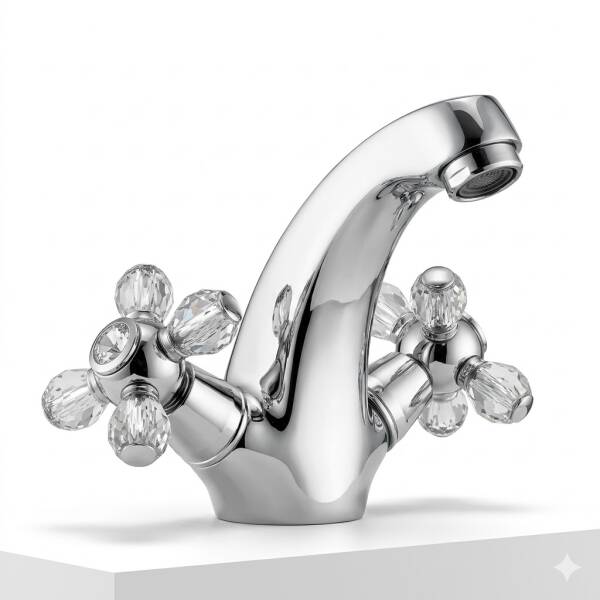 Estilo Bruksel Krom Lavabo Bataryası (02-352) - 2