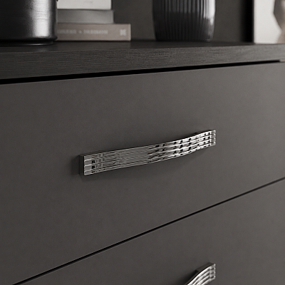 Fds Akasya Çizgili Mobilya Kulbu Krom 224mm Kulp (B-26-224-18) - Fds