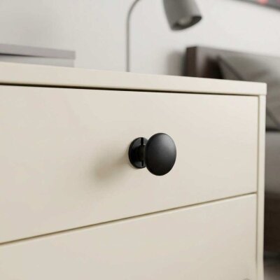 Fds Mobilya Kulbu Siyah Renk Düğme Kulp (F-654-D-02) - Fds