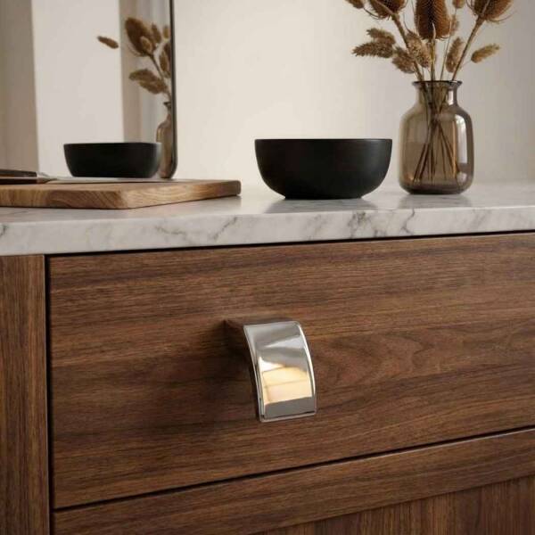 Fds Mobilya Kulbu Krom Renk Düğme Kulp (F-658) - 1