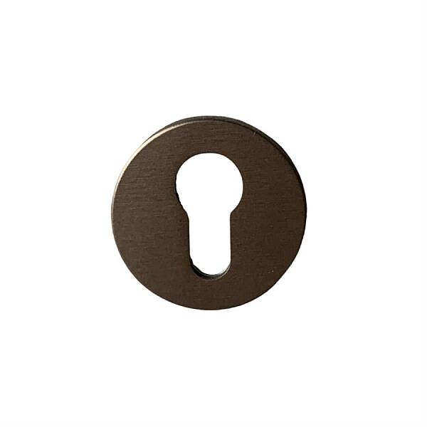 System Fırçalı Bronz Renk Yuvarlak Yale Tipi Rozet (RO22Y ELX3) - 1