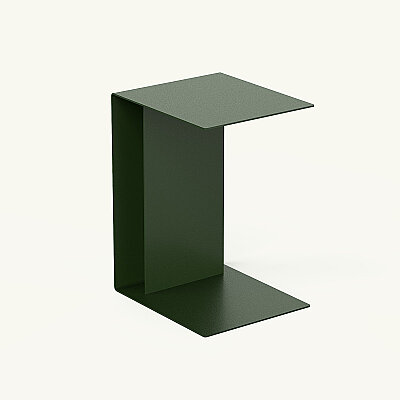 Fold Metal C Sehpa - Koyu Yeşil - Artepera