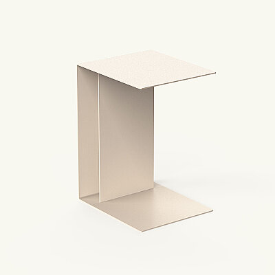 Fold Metal C Sehpa - Bej - Artepera (1)
