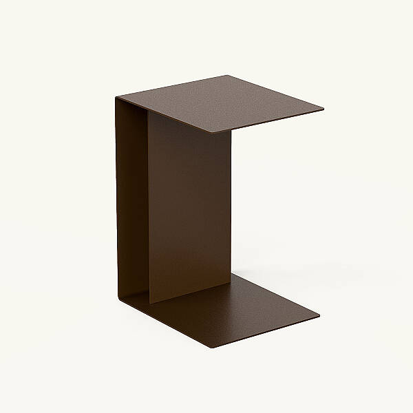 Fold Metal C Sehpa - Kahverengi - 2