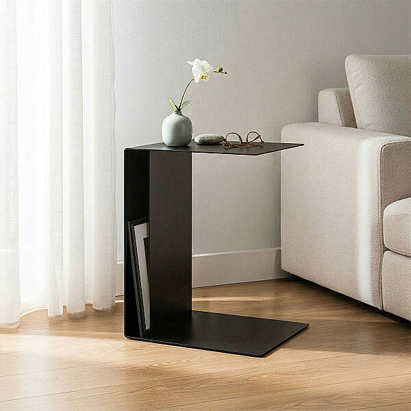 Fold Metal C Sehpa - Siyah - 1