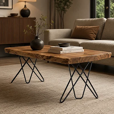 Formaks 41cm Tel Sehpa Ayak Mobilya Ayağı Siyah (K092-41-02) - 1