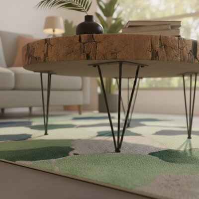 Formaks K115 V Siyah Ayak 70*70 cm (K115-70-02) - Formaks