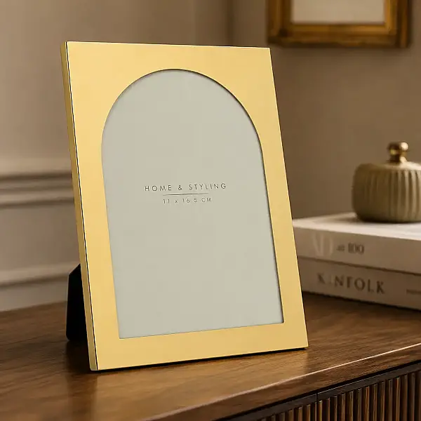 Fotoğraf Çerçevesi Gold Renk 14,5*19,5*8 cm (AK.JF837500810) - 3