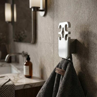 Gedy Damasco Bornoz Askısı Krom (A.1IBB.DM08/CR) - Gedy