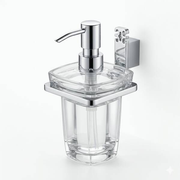 Gedy Damasco Sıvı Sabunluk Akrilik Krom (A.1IBB.DM01D/CR) - 2