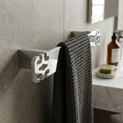 Gedy Damasco Uzun Havluluk Krom 40 cm (A.1IBB.DM06/CR) - Gedy