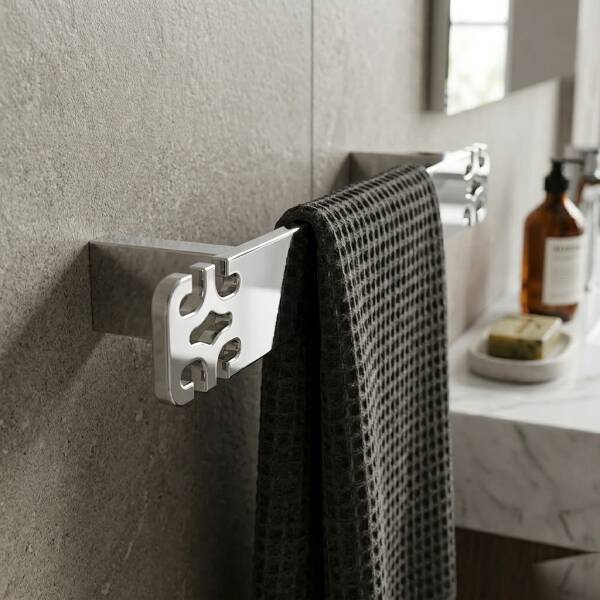 Gedy Damasco Uzun Havluluk Krom 40 cm (A.1IBB.DM06/CR) - 1