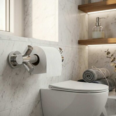 Gedy Gio Açık Tuvalet Kağıtlığı Krom (A.1IBB.GI11/CR) - Gedy