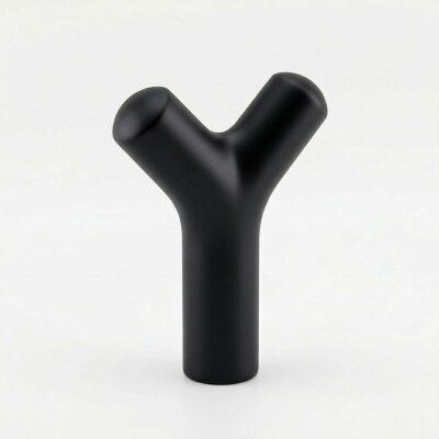 Gedy Gio İkili Bornoz Askısı Mat Siyah (A.1IBB.GI08/N) - Gedy (1)