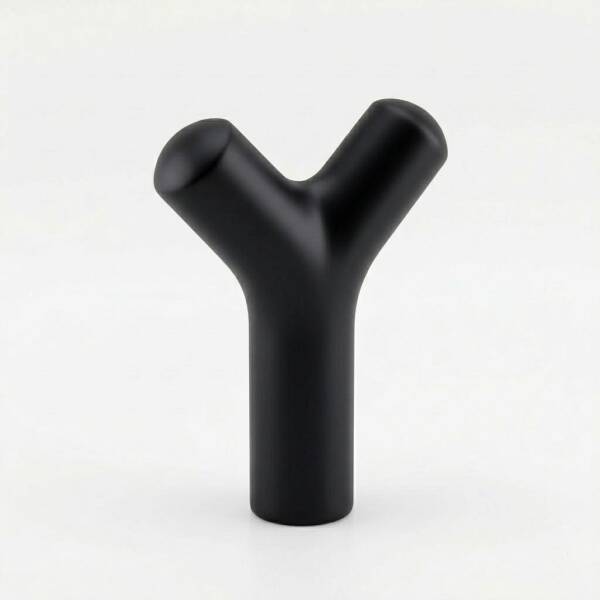 Gedy Gio İkili Bornoz Askısı Mat Siyah (A.1IBB.GI08/N) - 2