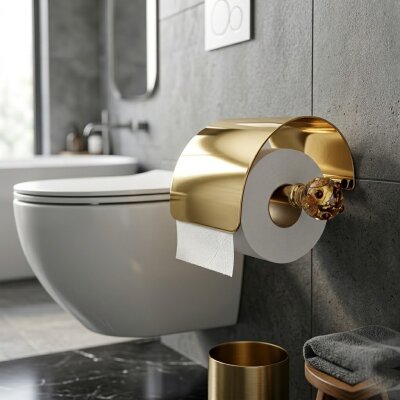 Gedy Murano Tuvalet Kağıtlık Altın (A.1IBB.MU11C/O) - Gedy