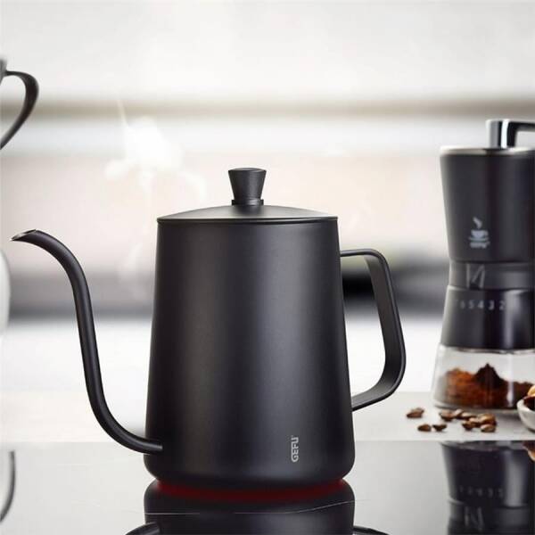 Gefu Cinero Yüksek Kaliteli Paslanmaz Çelik Kettle 500 Ml Siyah (GF 16055) - 1
