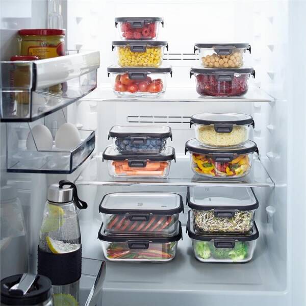 Gefu Milo Paslanmaz Çelik Kapaklı Gıda Saklama Kabı Dikdörtgen 1000 ml (GF 12753) - 3