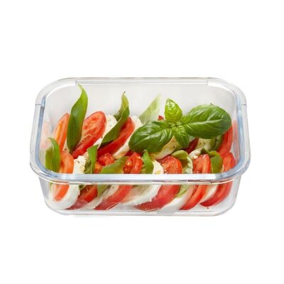 Gefu Milo Paslanmaz Çelik Kapaklı Gıda Saklama Kabı Dikdörtgen 1000 ml (GF 12753) - Gefu (1)