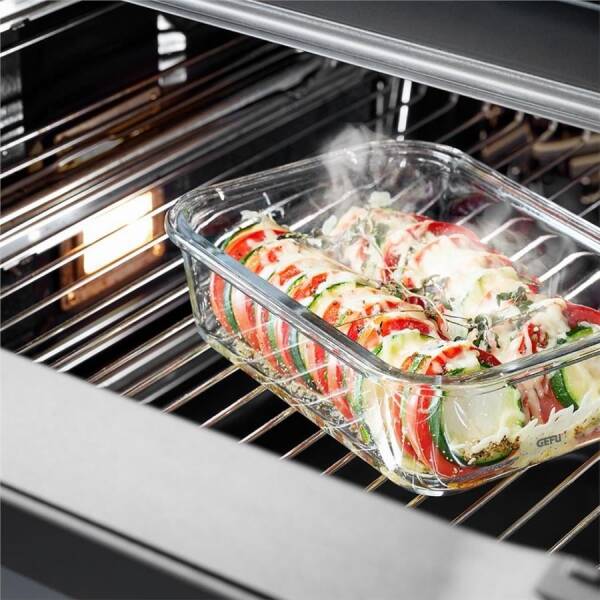 Gefu Milo Paslanmaz Çelik Kapaklı Gıda Saklama Kabı Dikdörtgen 1500 ml (GF 12754) - 3